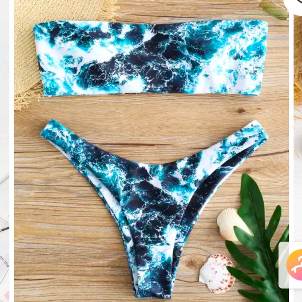 Bandeau Top Bikini Set